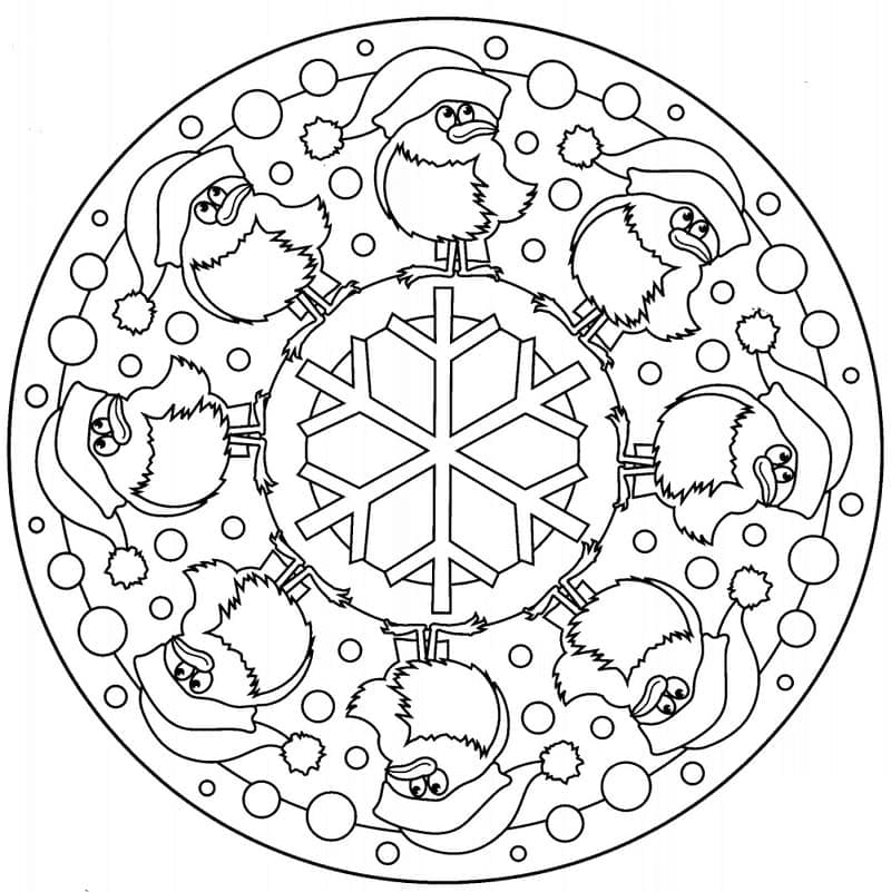 Mandalas de Noël 31